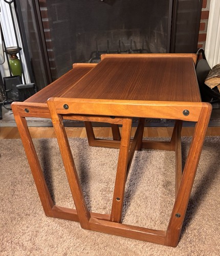 Pair danish modern teak - pair, of